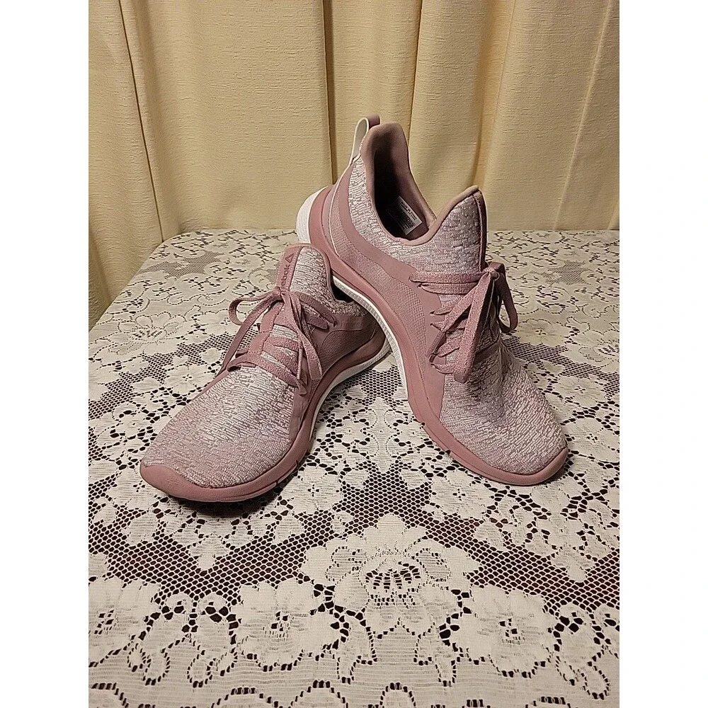 Reebok Print Her 3.0 Lilac Lavender Knit Infused Running Shoes Women's 5
